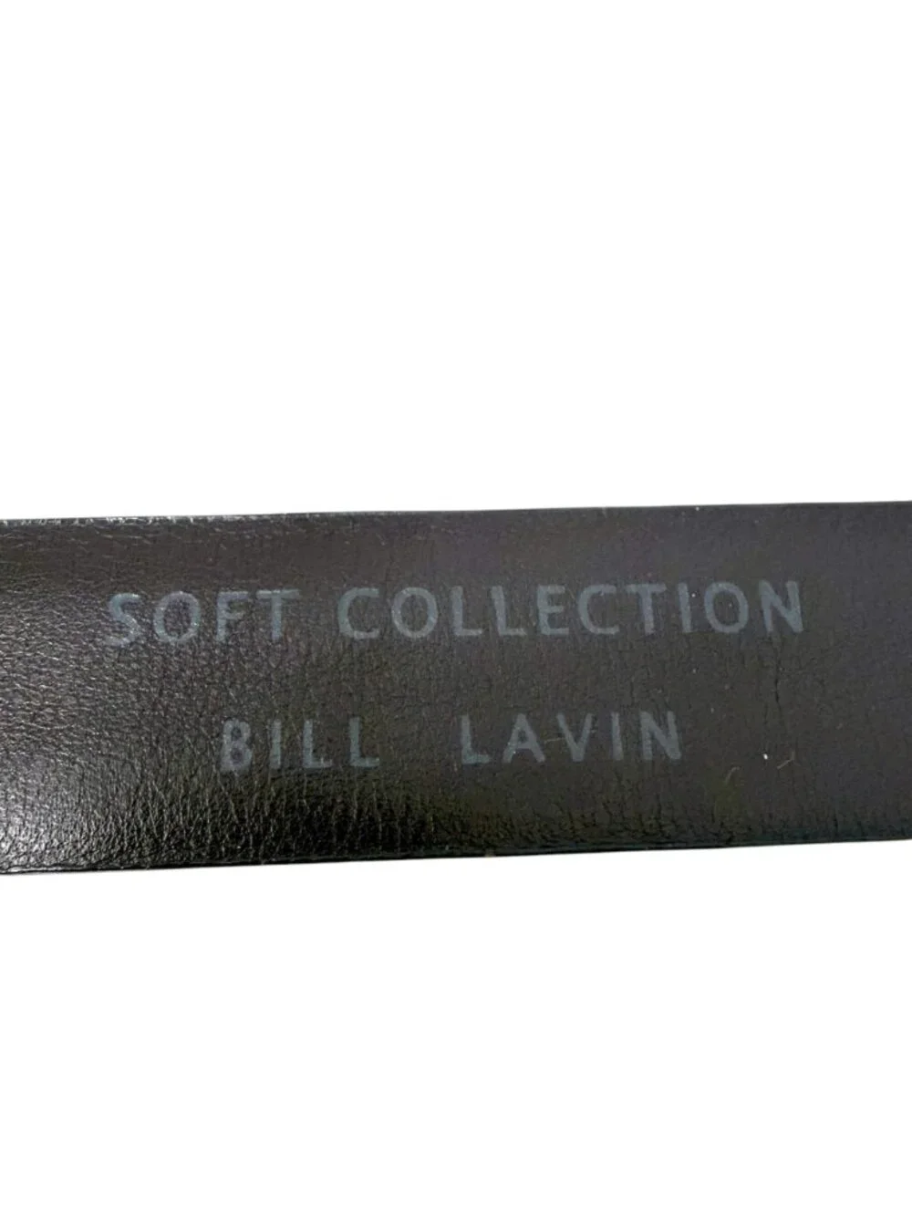 Bill Lavin Mens Belt Size 38 Calfskin Leather Dark Brown Woven Soft Collection